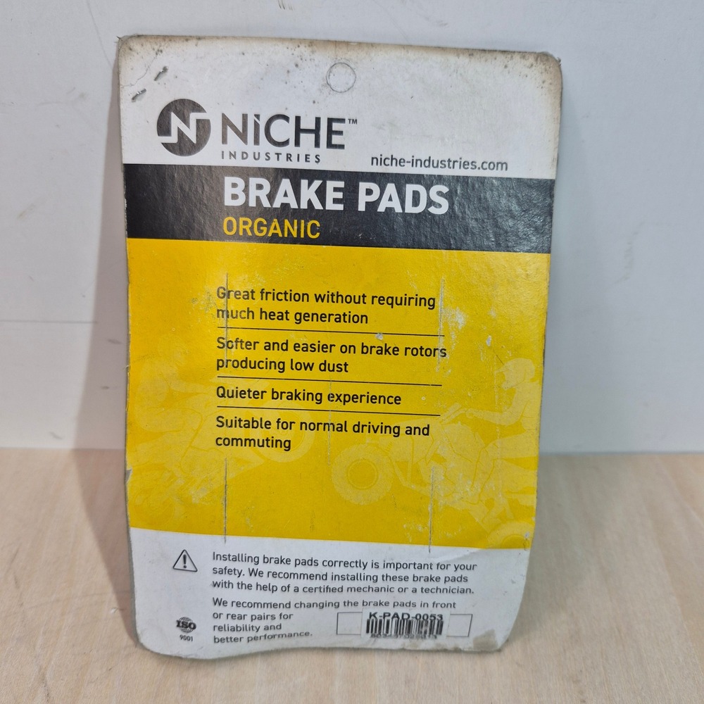 Niche Industries Polaris Brake Pads Asbestos Free Powersports‎ K-PAD-0053 New - Picture 2 of 4